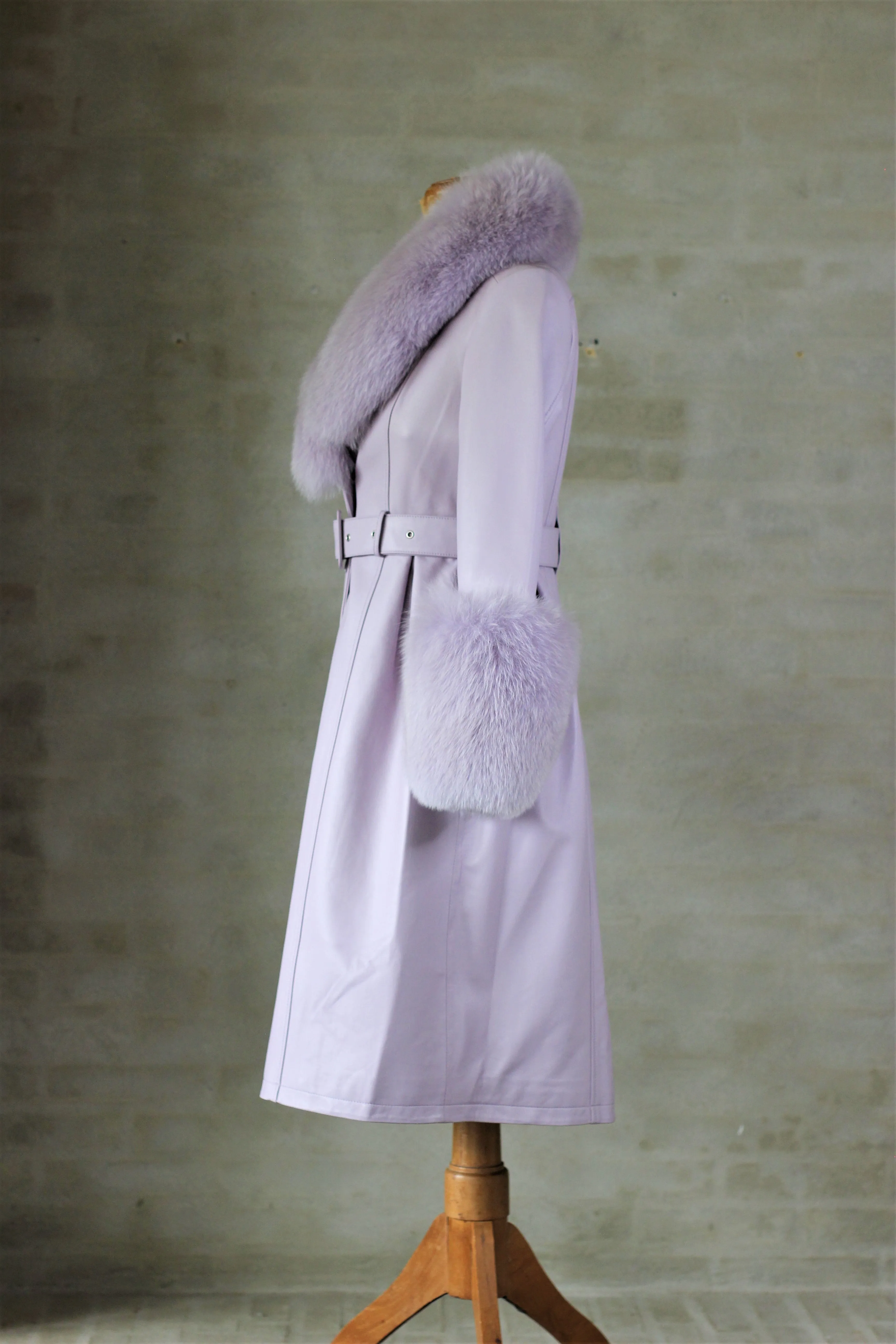 ALBERTE Purple Trench Coat PRE-ORDER