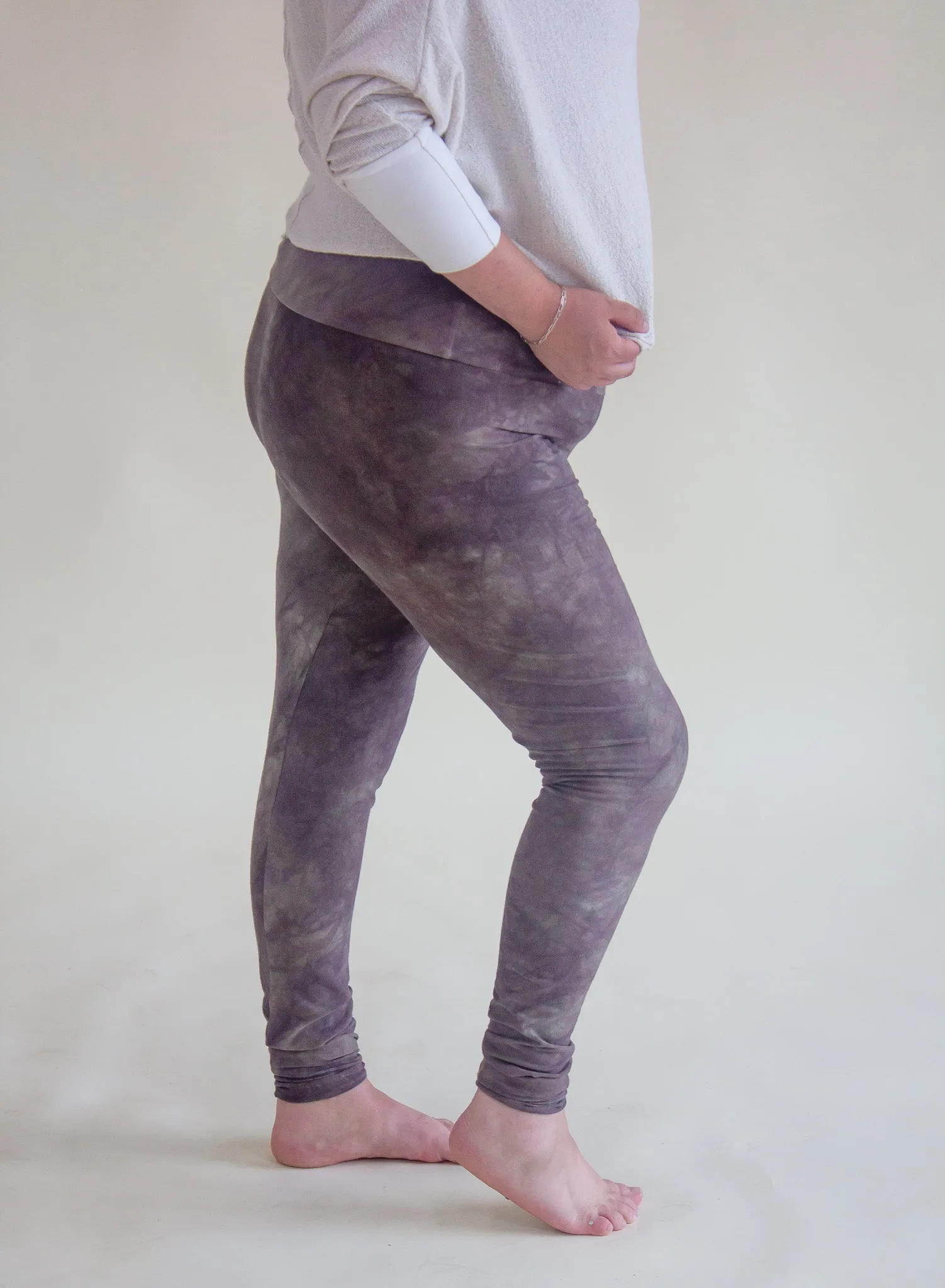 'Amethyst Deceiver' Hemp/Cotton Leggings