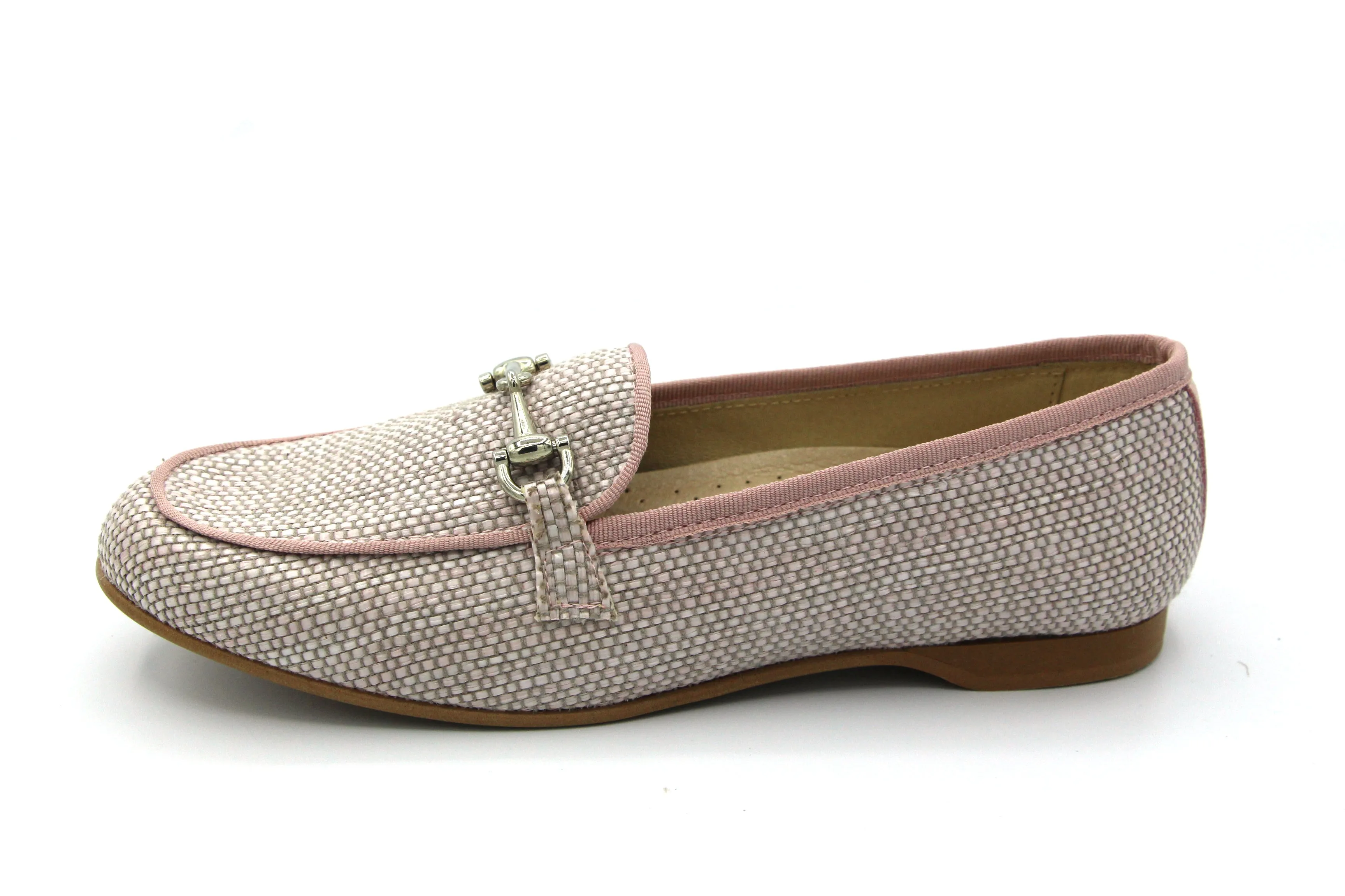 Andanines  Pink Woven Slip On With Bit 16-10