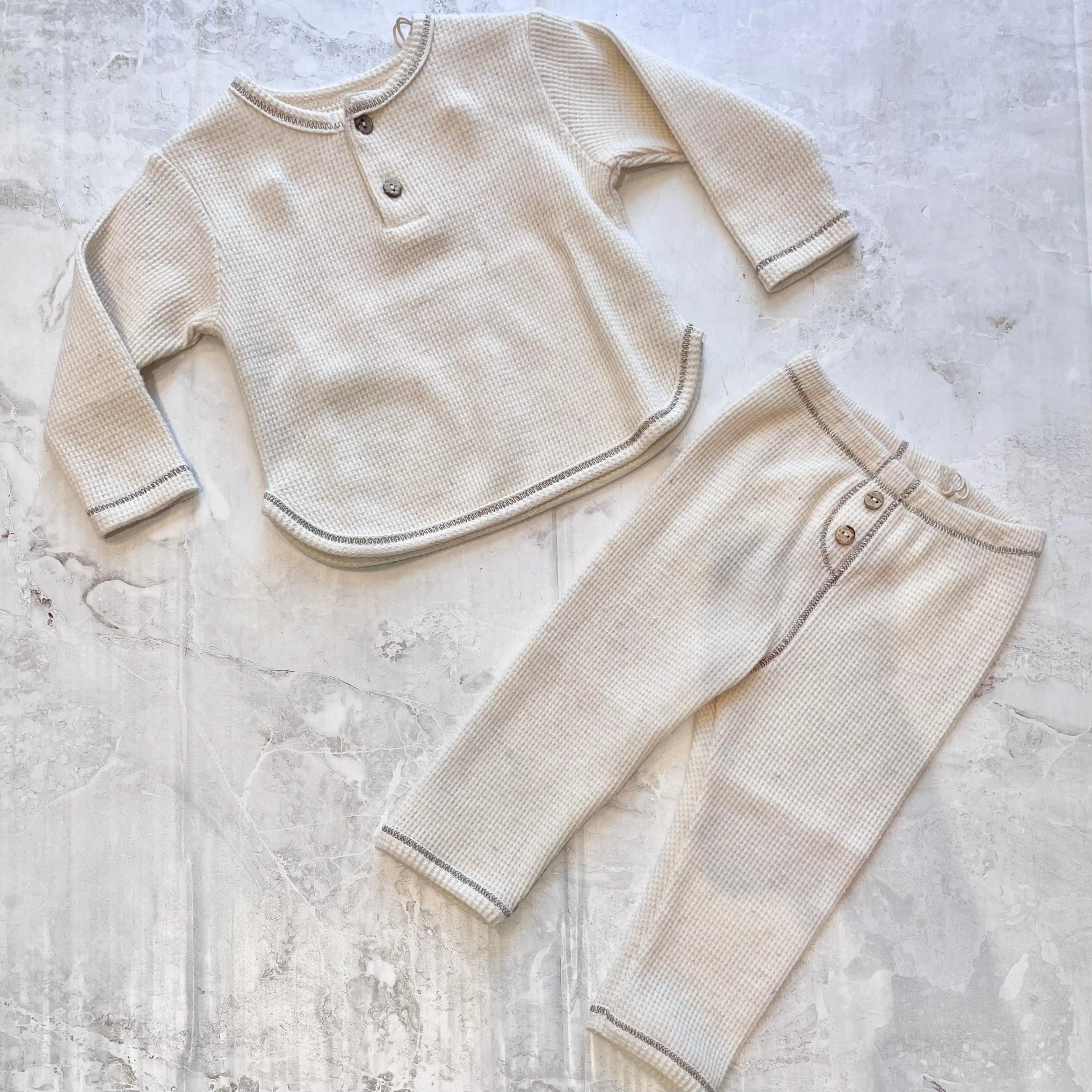 Baby Unisex Sets | 2PCS: Interlock Sweater and Leggings | Play Up