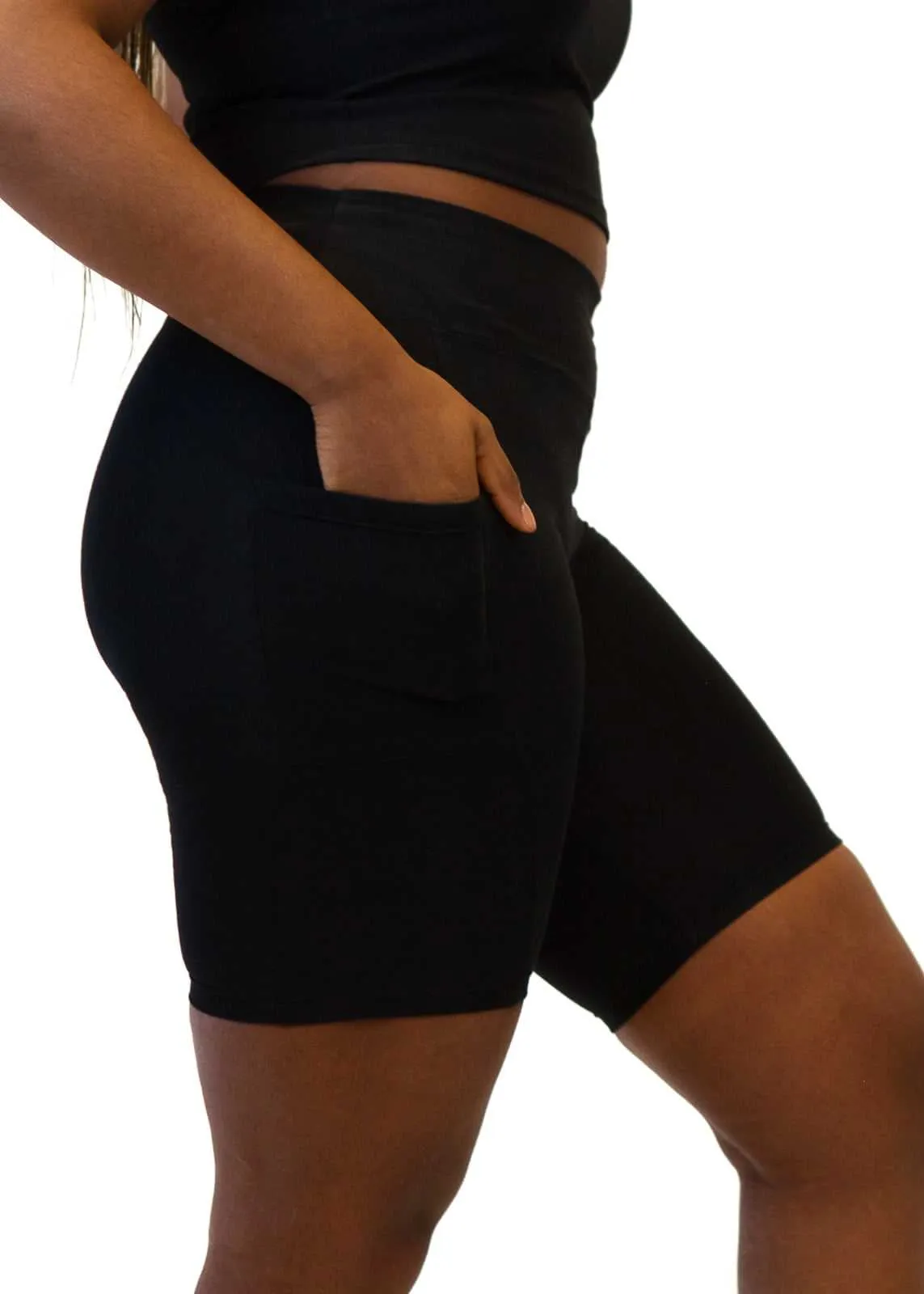 Bike Shorts with Pockets - Eco-Friendly Hemp Blend