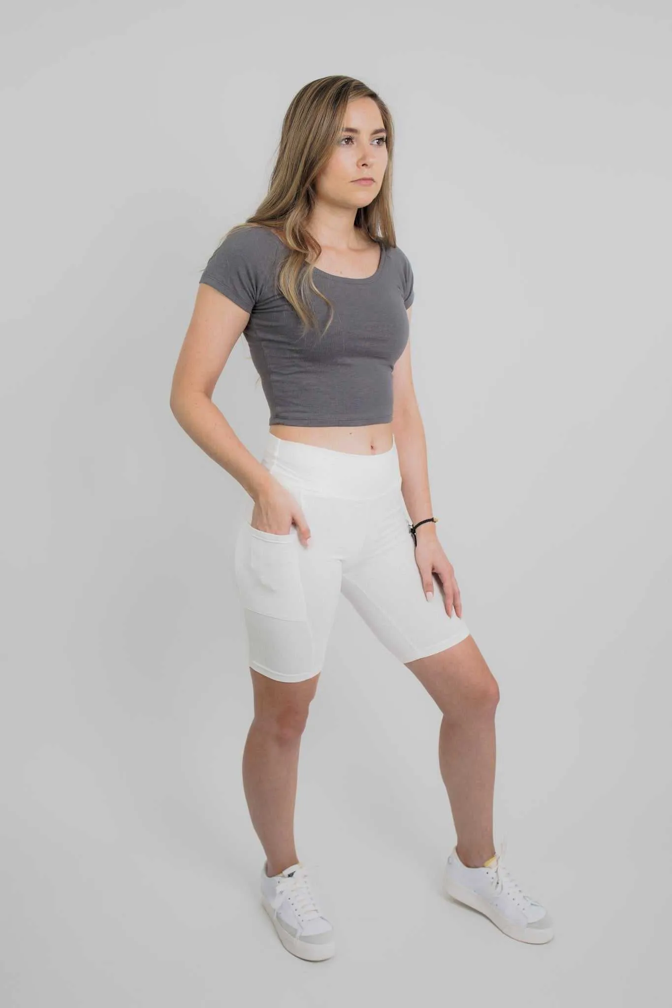 Bike Shorts with Pockets - Eco-Friendly Hemp Blend