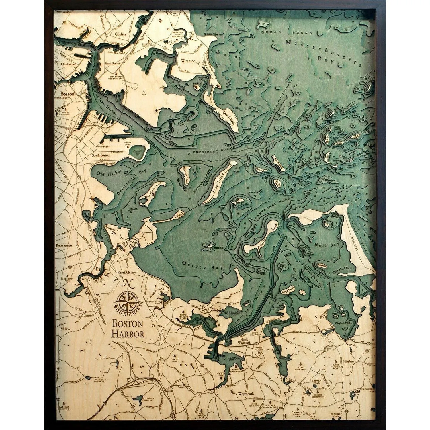 Boston Harbor Map