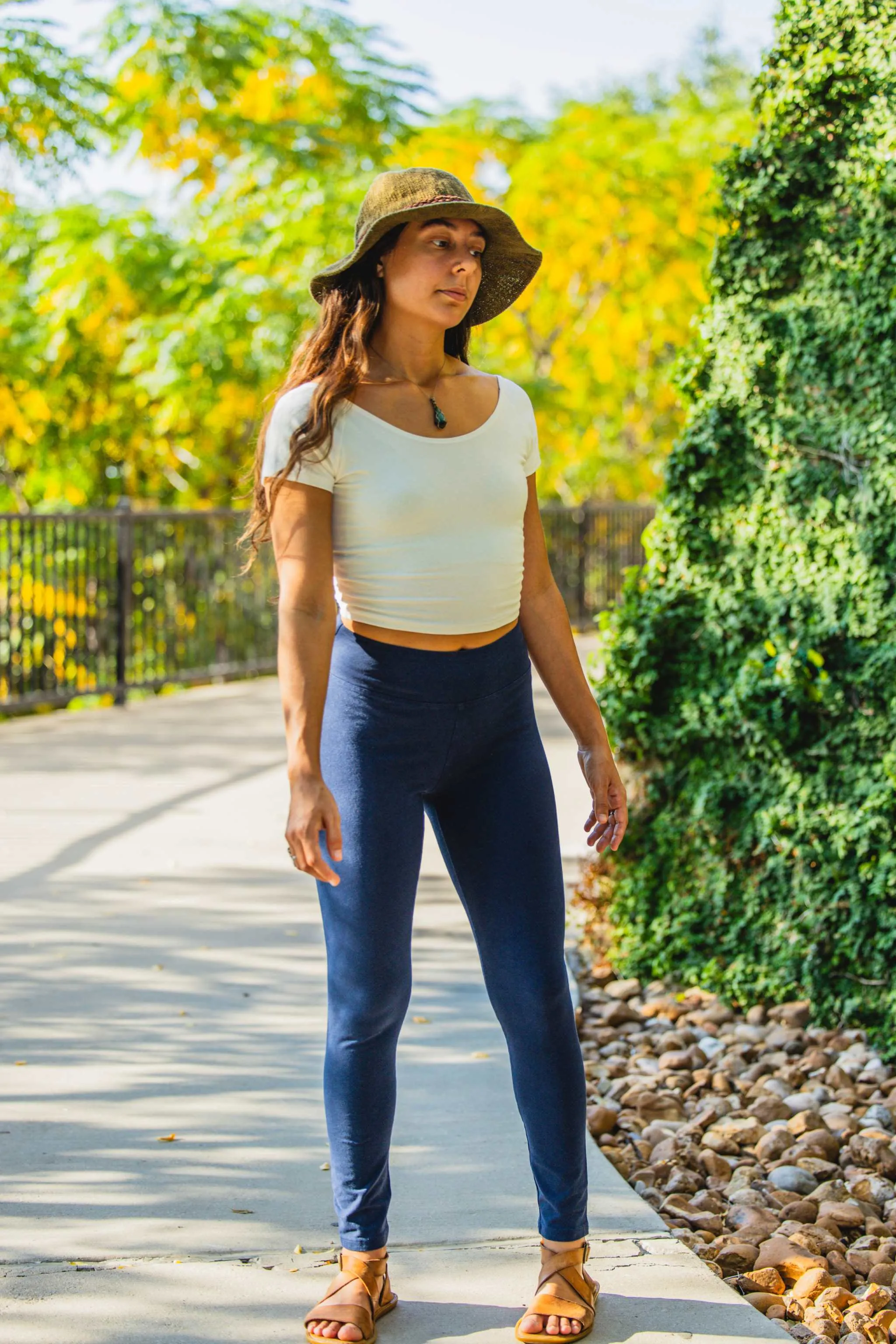 Casual Leggings - Women's Hemp Leggings for Everyday Comfort