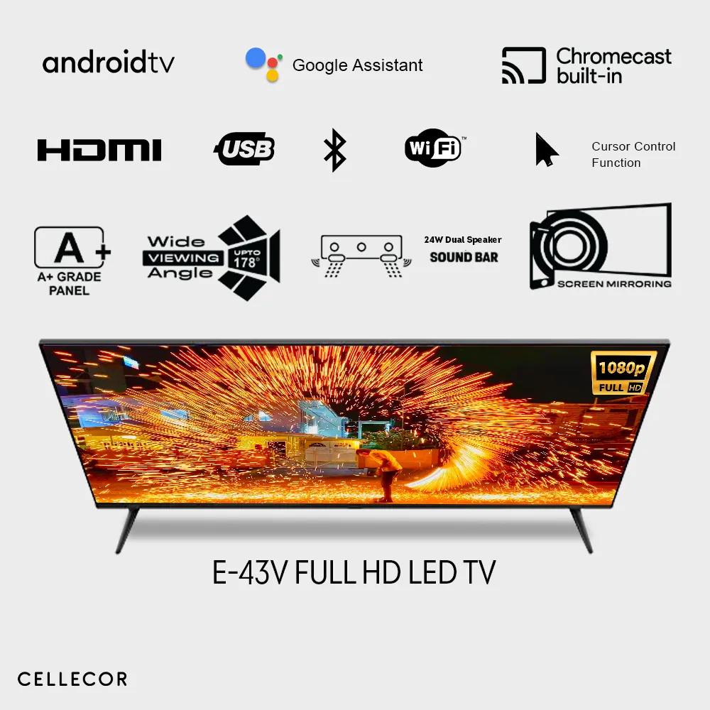 Cellecor Smart TV E-43V (43 inch)