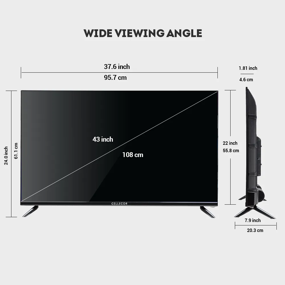 Cellecor Smart TV E-43V (43 inch)