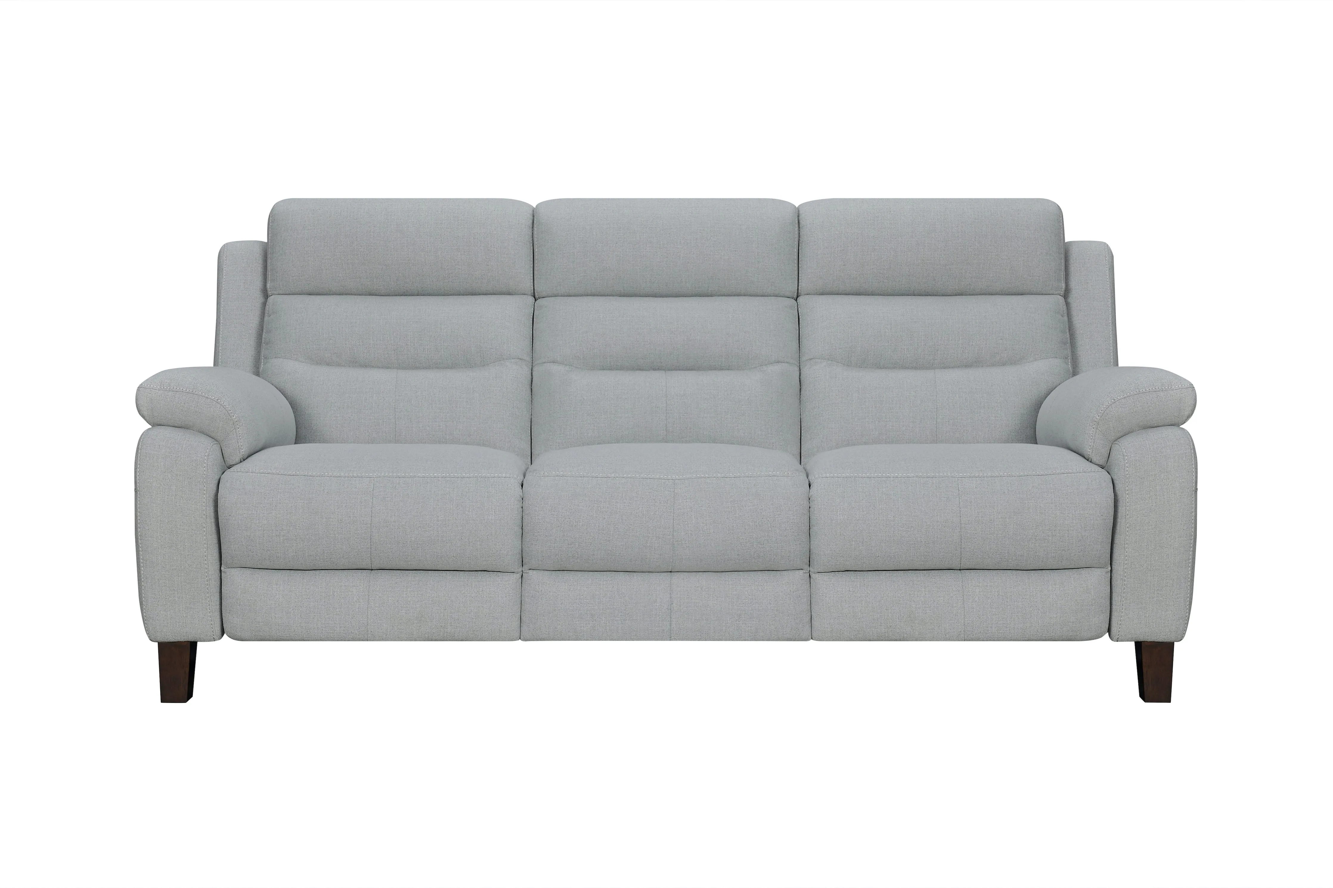 Crosby Sofa - Power Reclining w/ Power Headrests - Grey Fabric