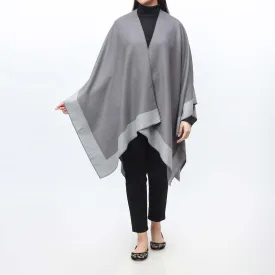 Dk Grey Cape Shawl PW9806