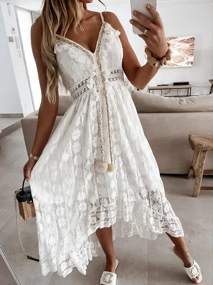 Dress Women Summer Maxi Dress^