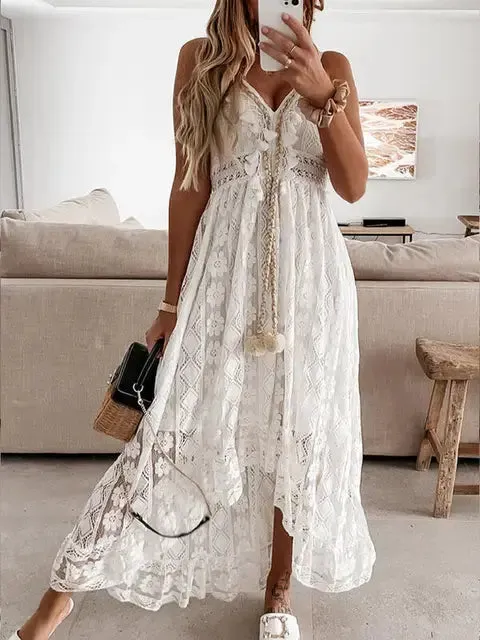 Dress Women Summer Maxi Dress^