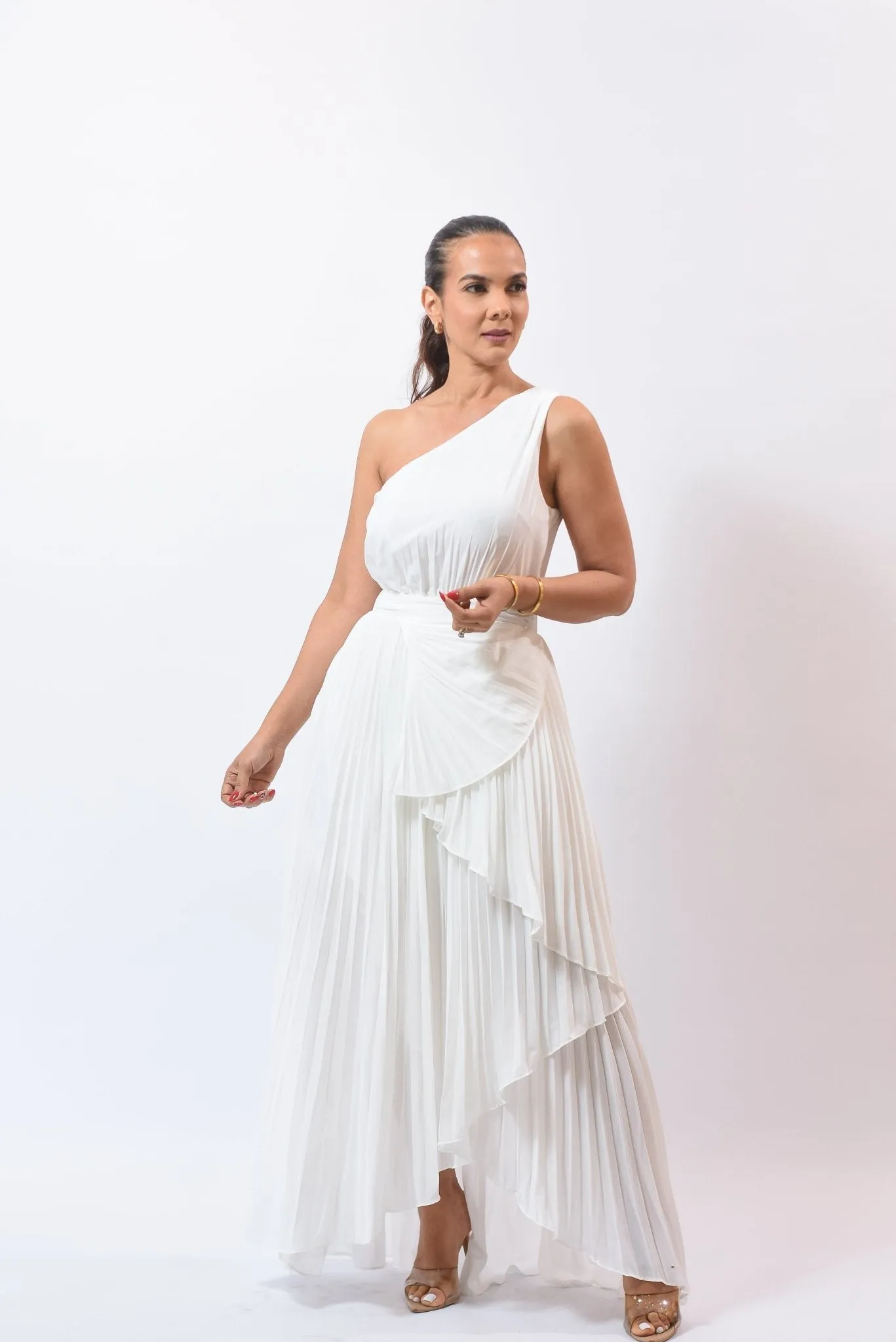 Elegant Maxi Dress White