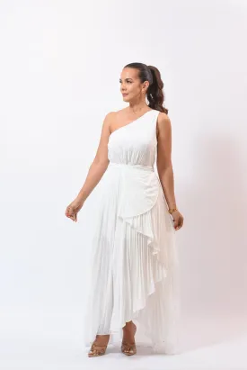 Elegant Maxi Dress White