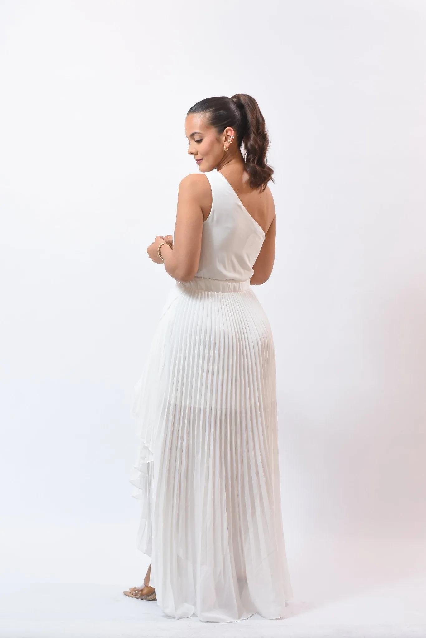 Elegant Maxi Dress White