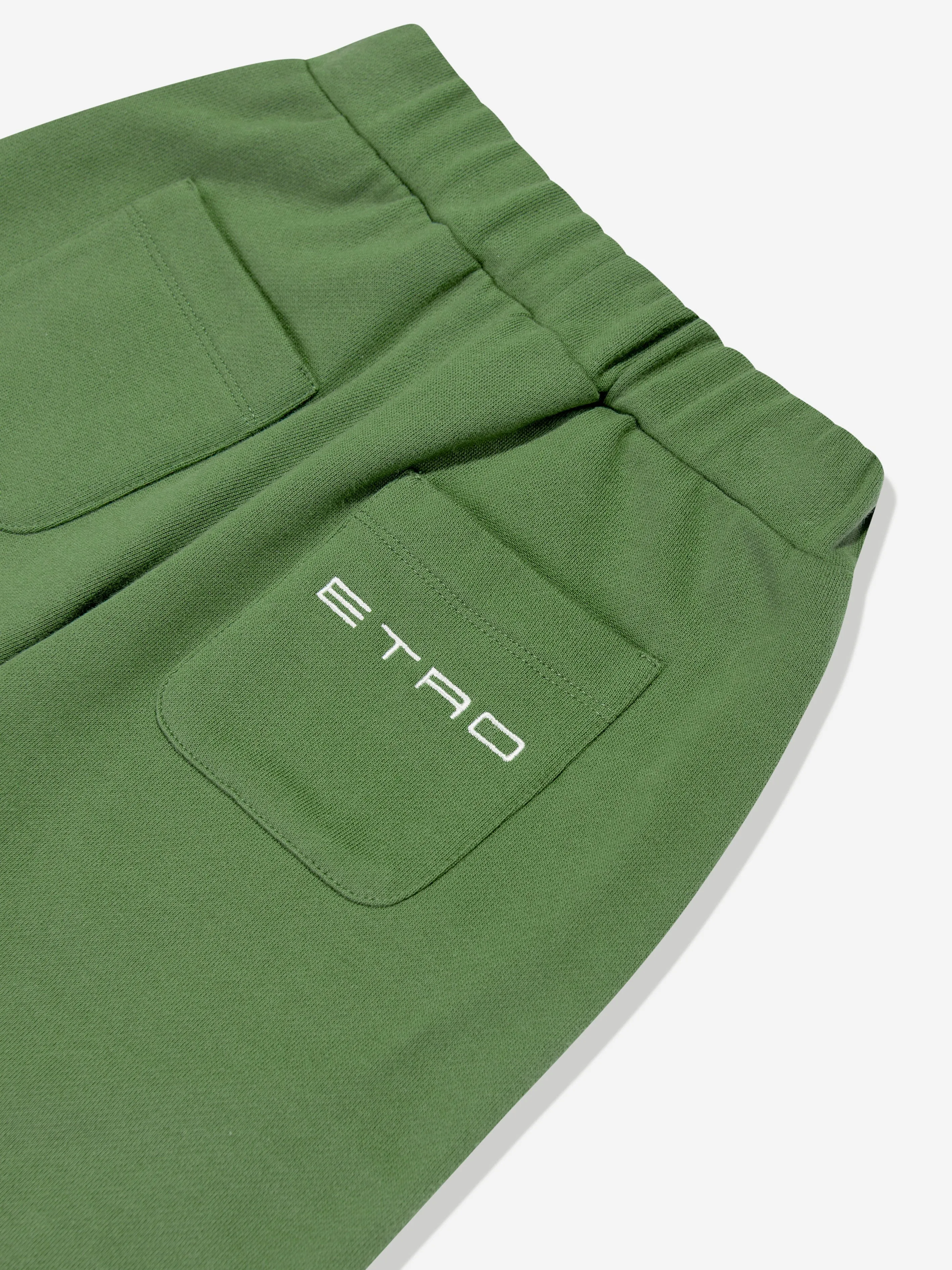 Etro Boys Branded Joggers in Green