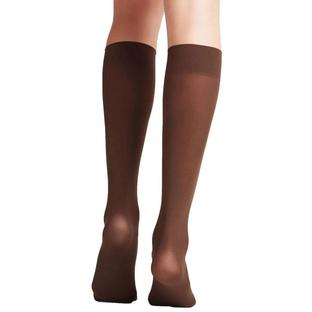 Falke Pure Matt 50 Denier Knee-High Tights - Brenda Brown