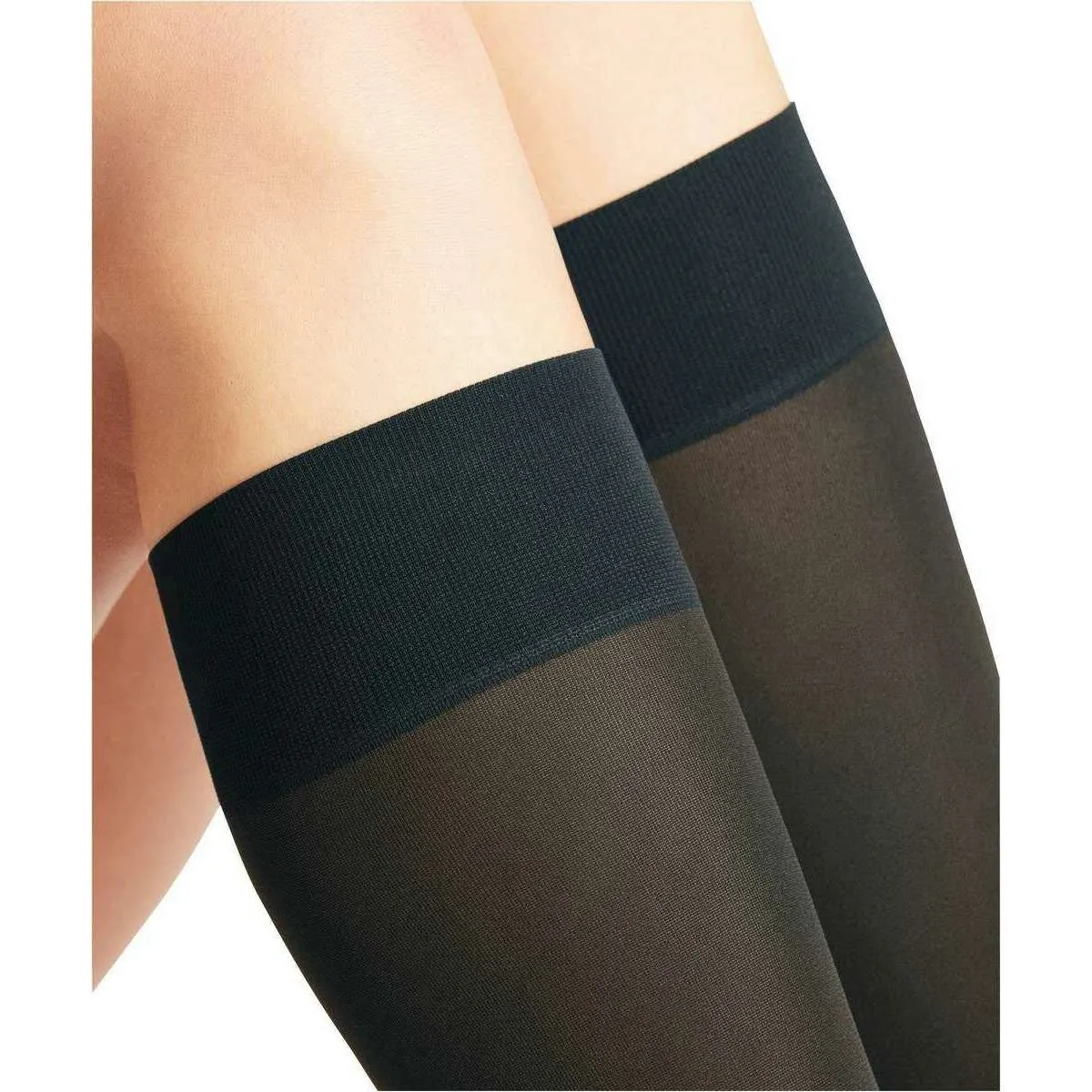 Falke Pure Matt 50 Denier Knee High Tights - Graphite Grey