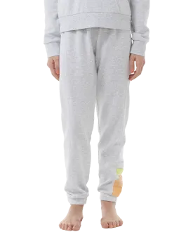 Girls High Tide Surf Joggers in Light Grey Marle