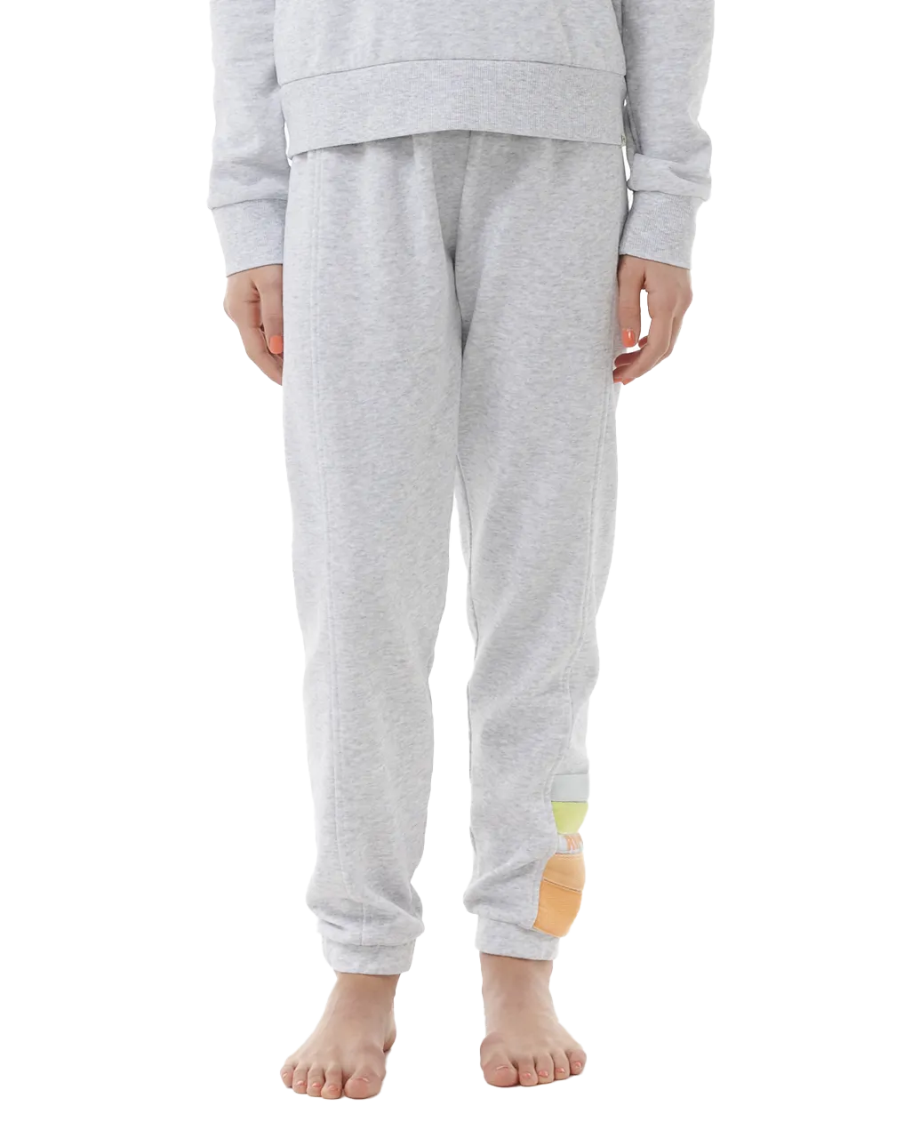 Girls High Tide Surf Joggers in Light Grey Marle