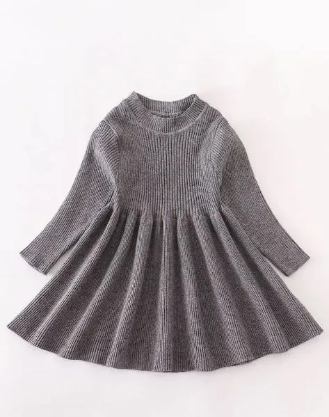 Gray Sweater Dress