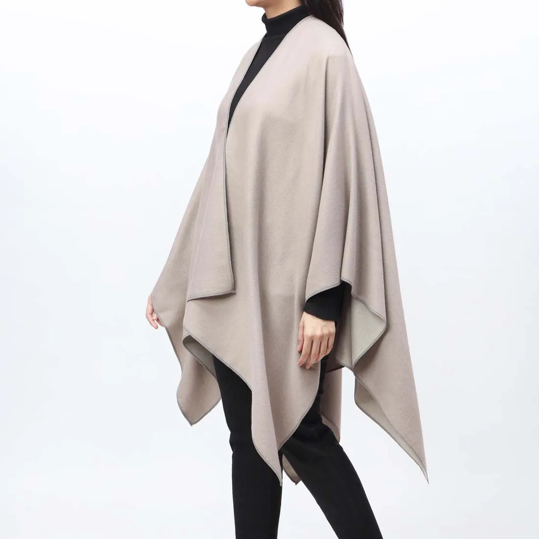 Grey Cape Shawl PW9807