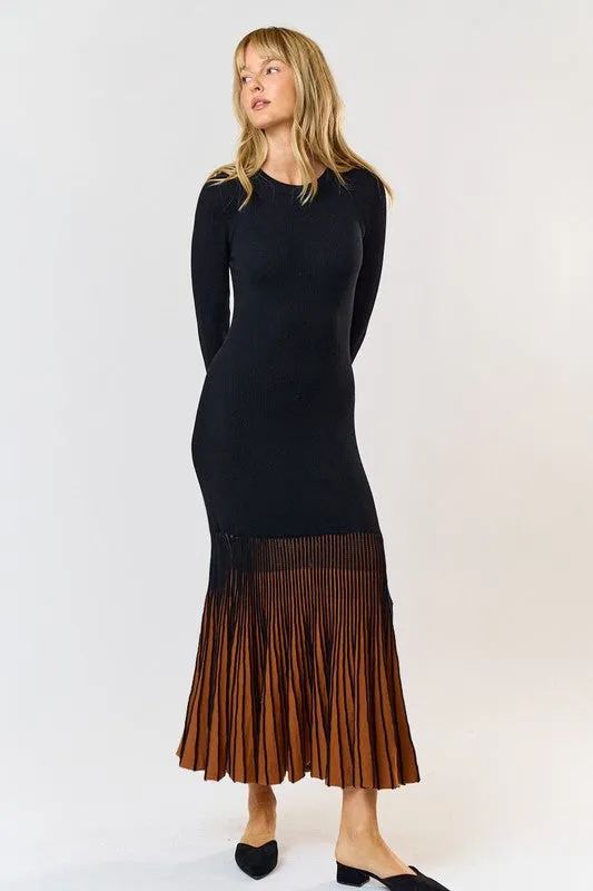 Halston Long Sleeve Dress