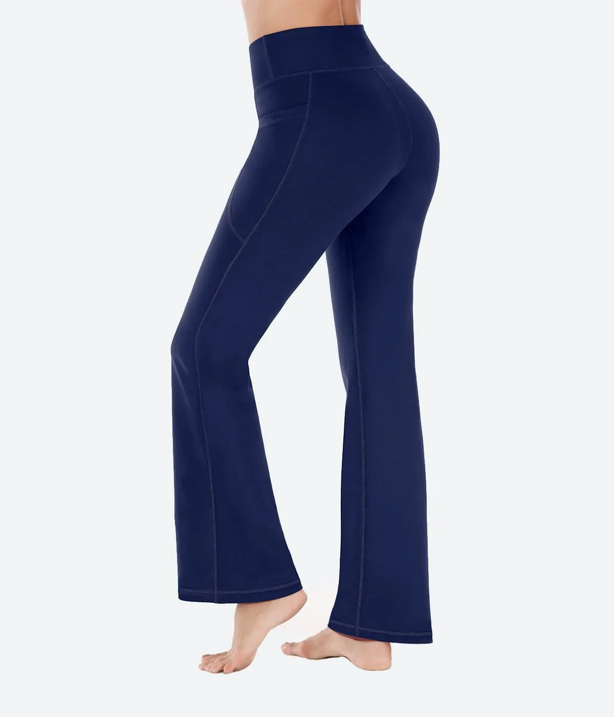 Heathyoga Bootcut Yoga Pants with Pockets - HY90