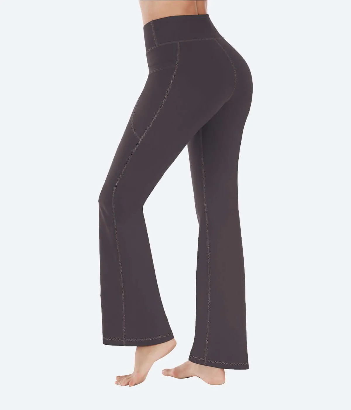 Heathyoga Bootcut Yoga Pants with Pockets - HY90