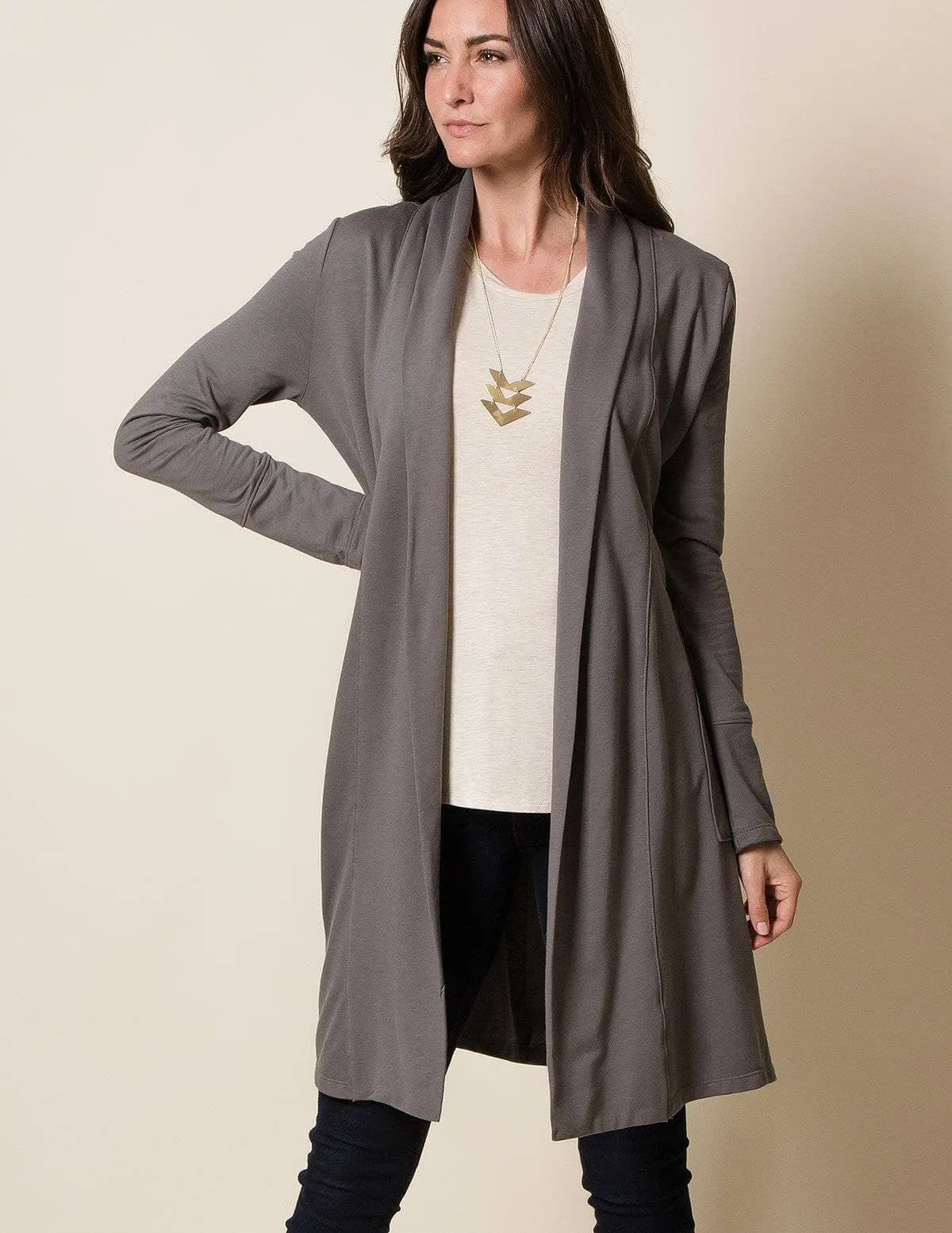 Hemp Fleece Wrap Jacket