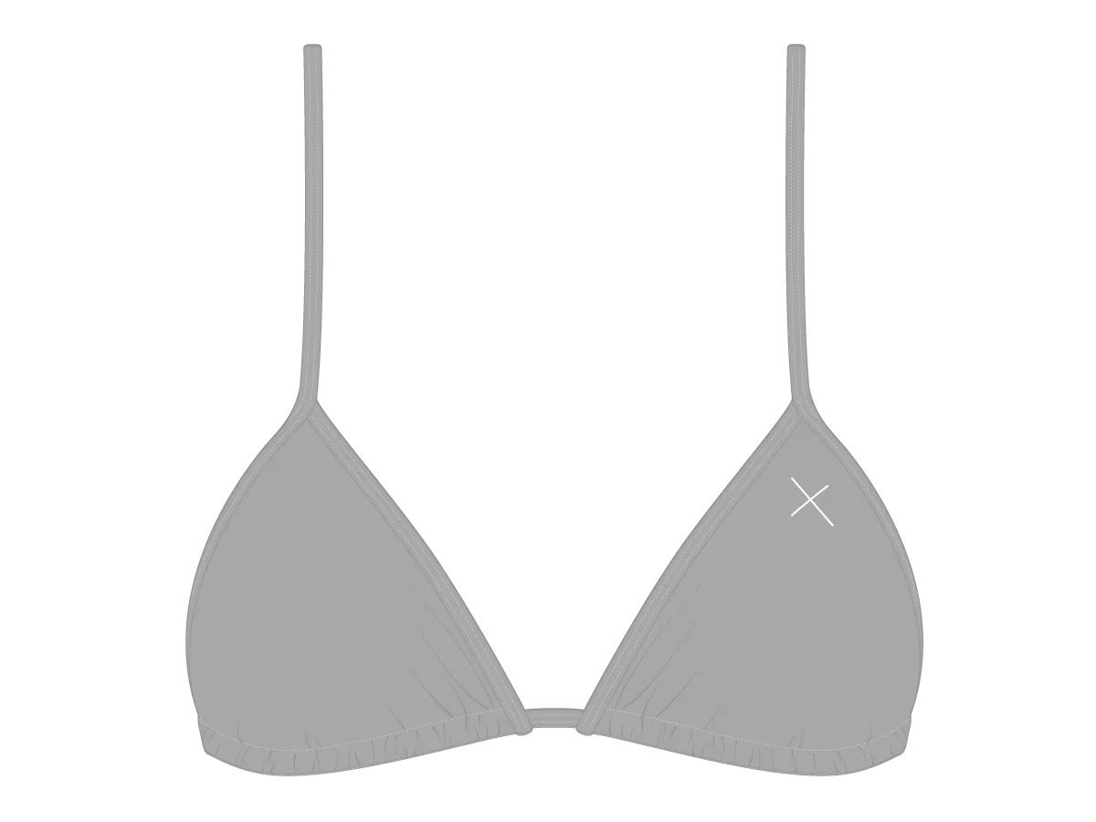 Hills Grey Bikini Top II