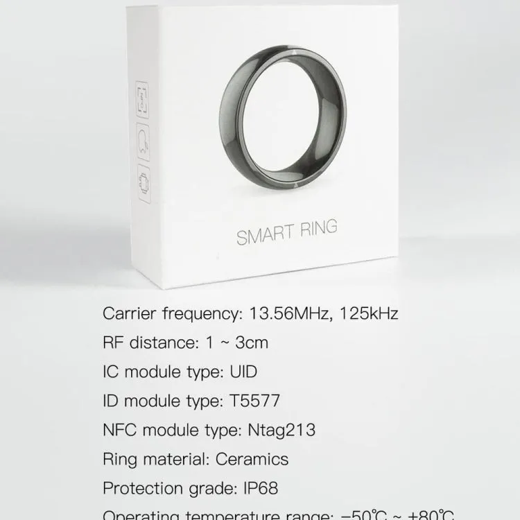 JAKCOM R4 Smart Ring Multifunctional Lord Of The Rings, Size: 57.1mm for Apple & Android(Number 8)