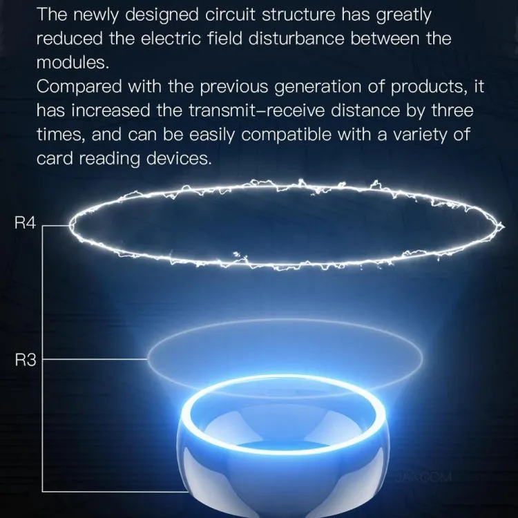 JAKCOM R4 Smart Ring Multifunctional Lord Of The Rings, Size: 70mm for Apple & Android(Number 12)