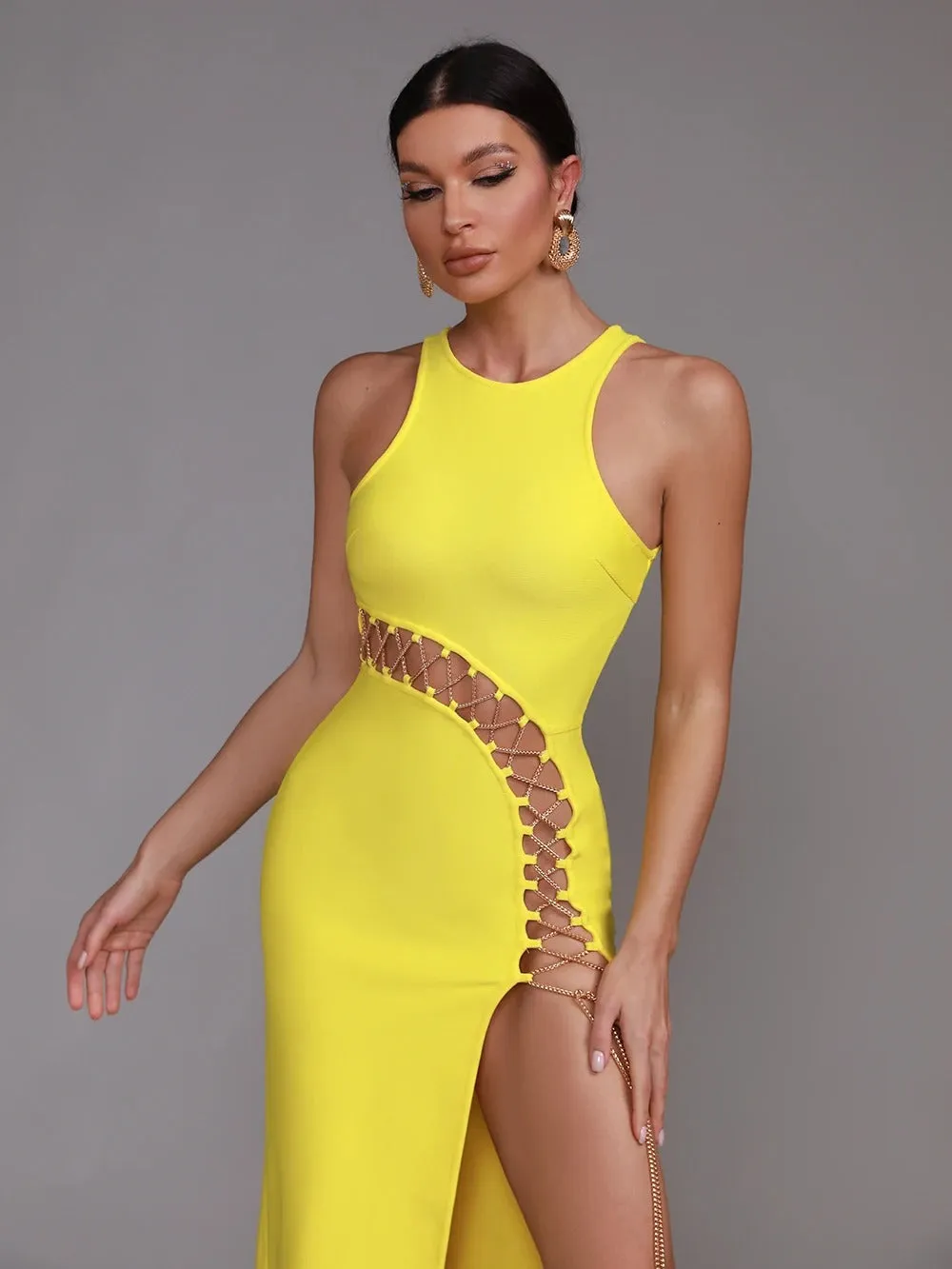 Klaudia Bandage Cut Out Dress