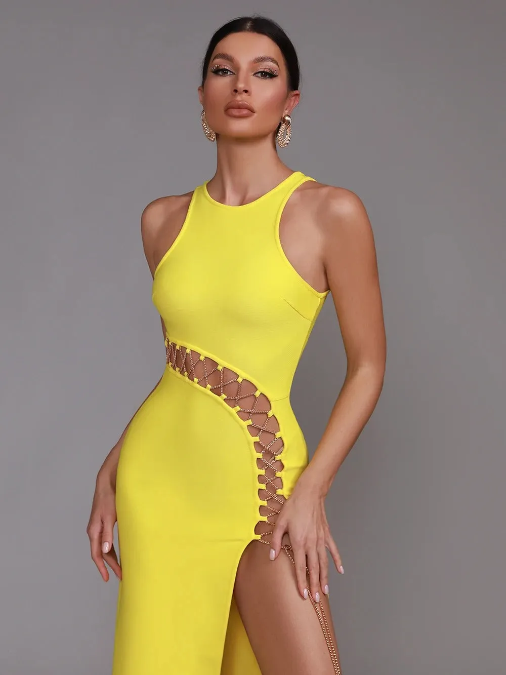 Klaudia Bandage Cut Out Dress