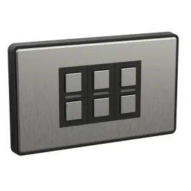 LIGHTWAVE LP53-SS 3 Gang Wire-Free Smart Dimmer Switch - Stainless Steel