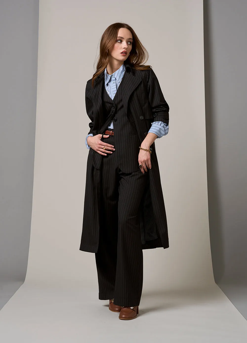 Loobies Story Halstead Trench - Black