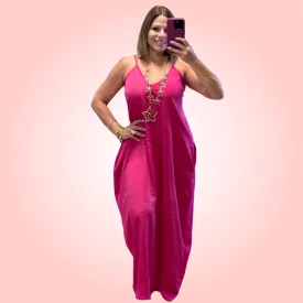 Lovely Pink Maxi Dress