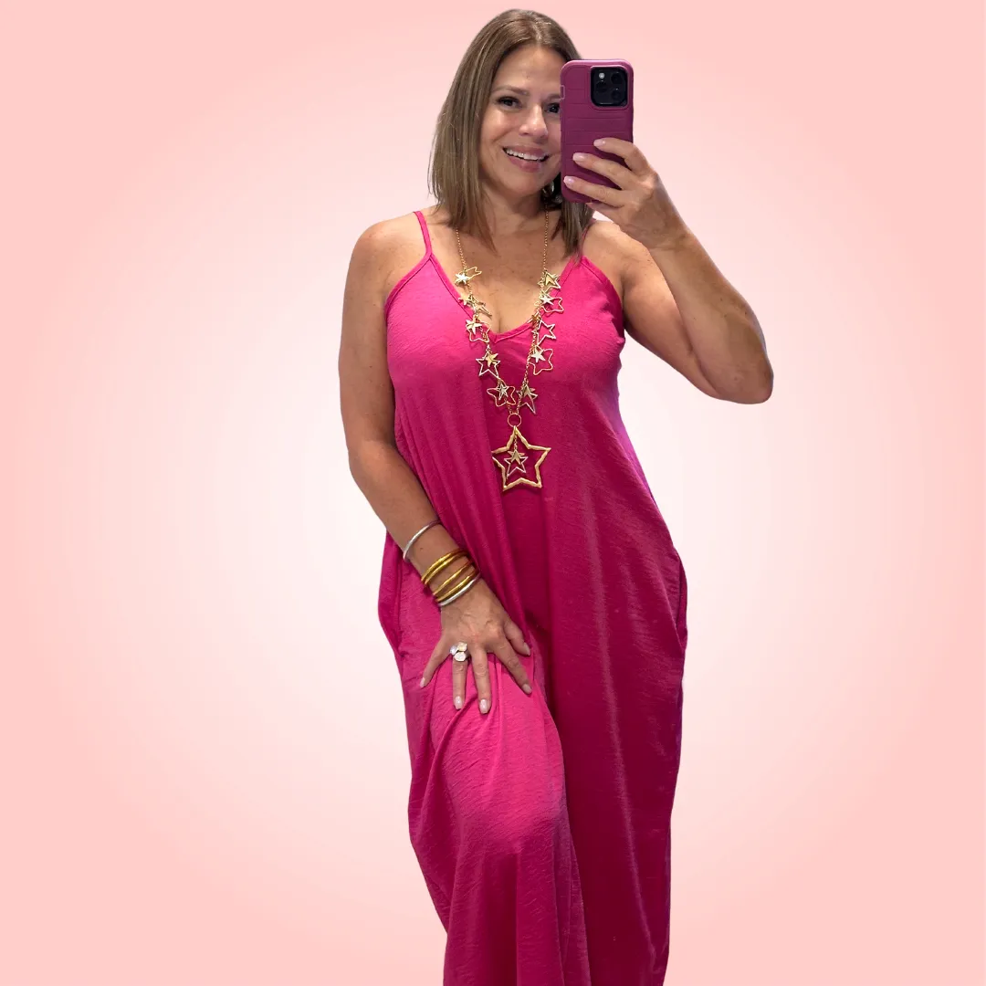 Lovely Pink Maxi Dress