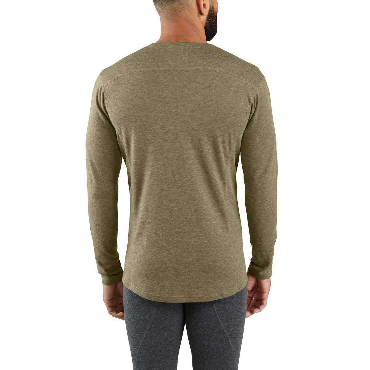 MBL131 - Carhartt Men's FORCE® Heavyweight Synthetic-Wool Blend Base Layer Crewneck Top