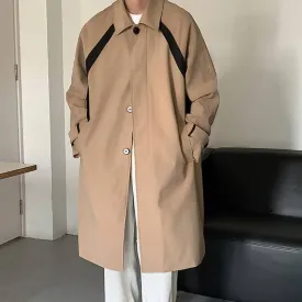 Men's Mid-Length Trench Coat