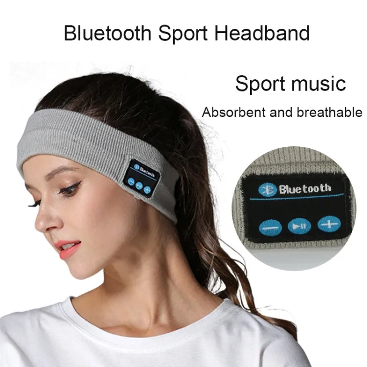 My-Call Bluetooth V5.0 Headsfree Sport Headband Music Headwear for iPhone 6 & 6s / iPhone 5 & 5S / iPhone 4 & 4S and Other Bluetooth Devices(Black)