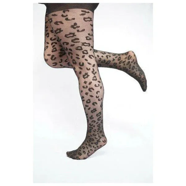 Pamela Mann Tights in Leopard Print