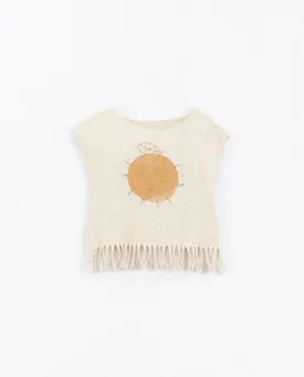 PlayUp - Orange Sun Fringe Tee (Baby)