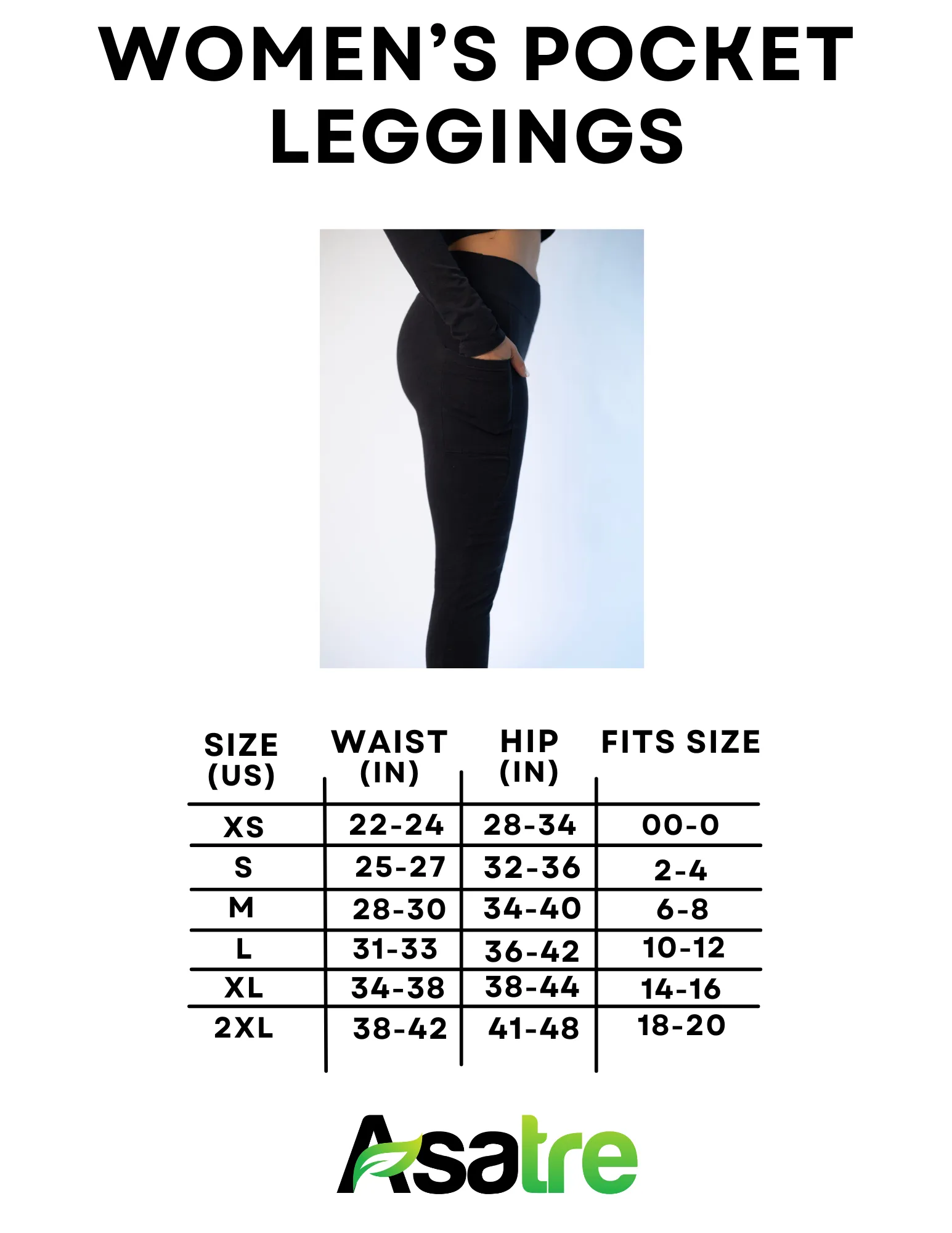 Pocket Leggings - Women's Hemp Leggings with Pockets