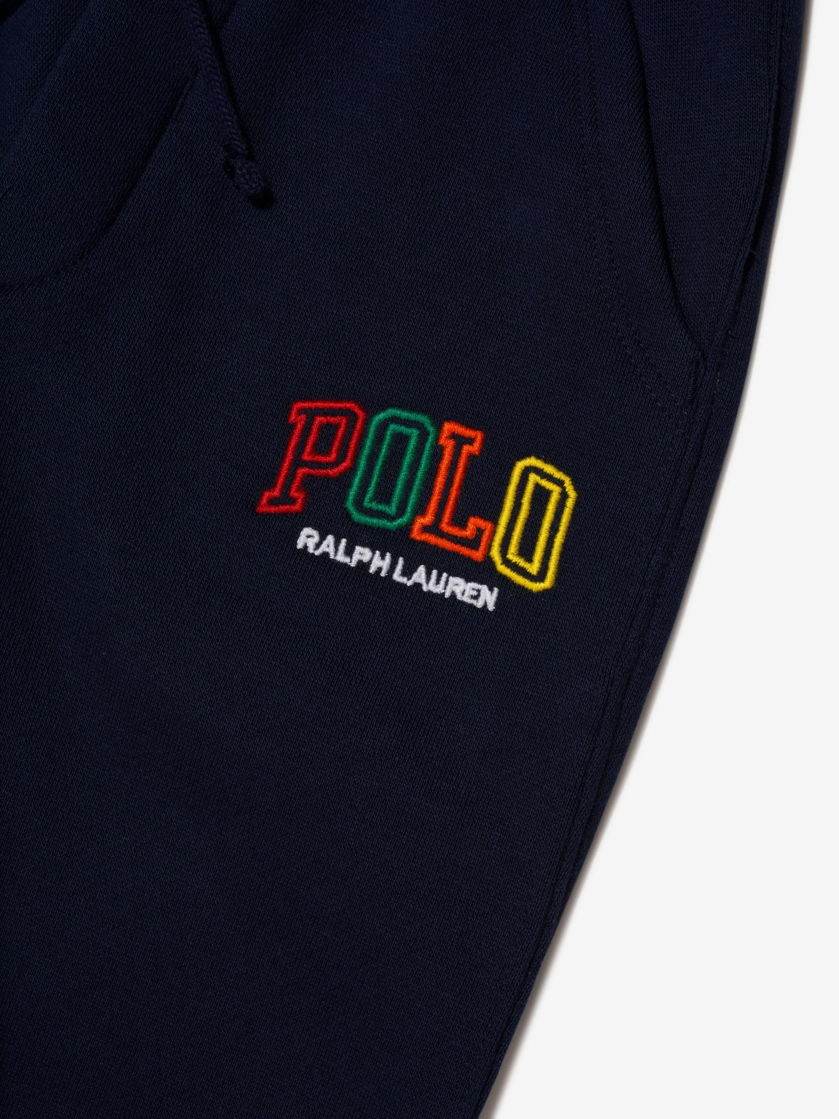 Ralph Lauren Boys Polo Logo Joggers in Navy