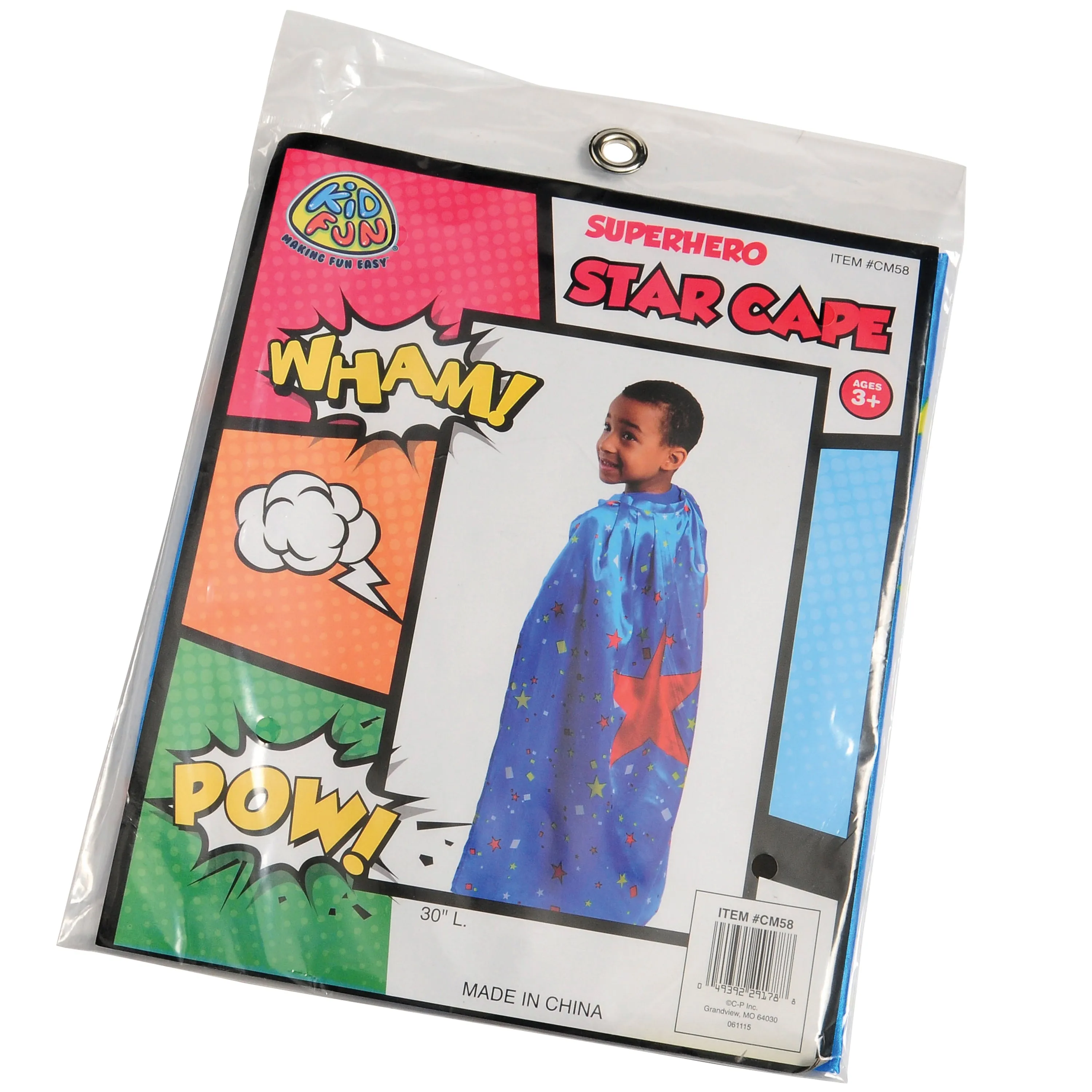 Superhero Star Costume Cape