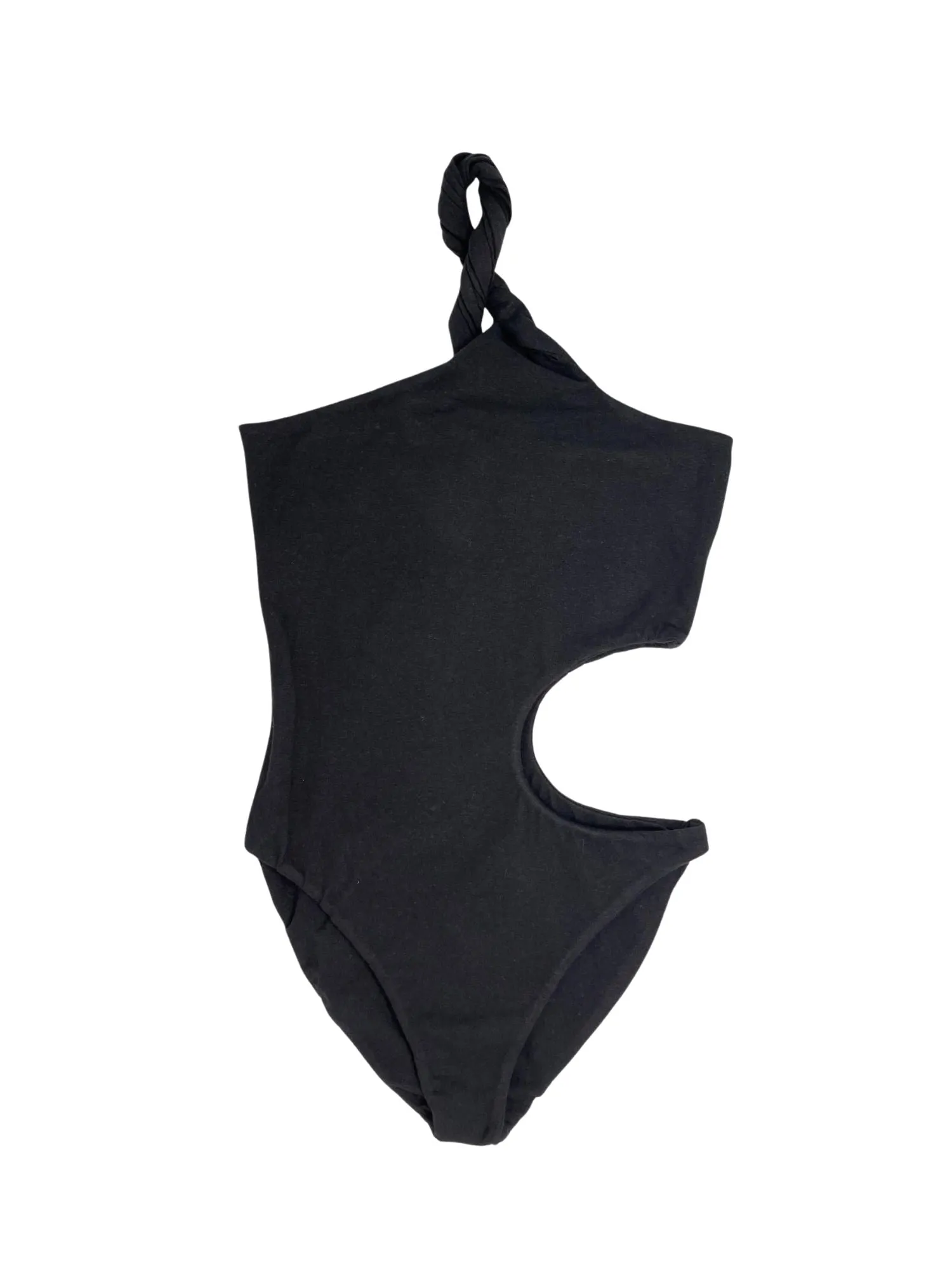 Swirl One Piece Swimsuit - Black