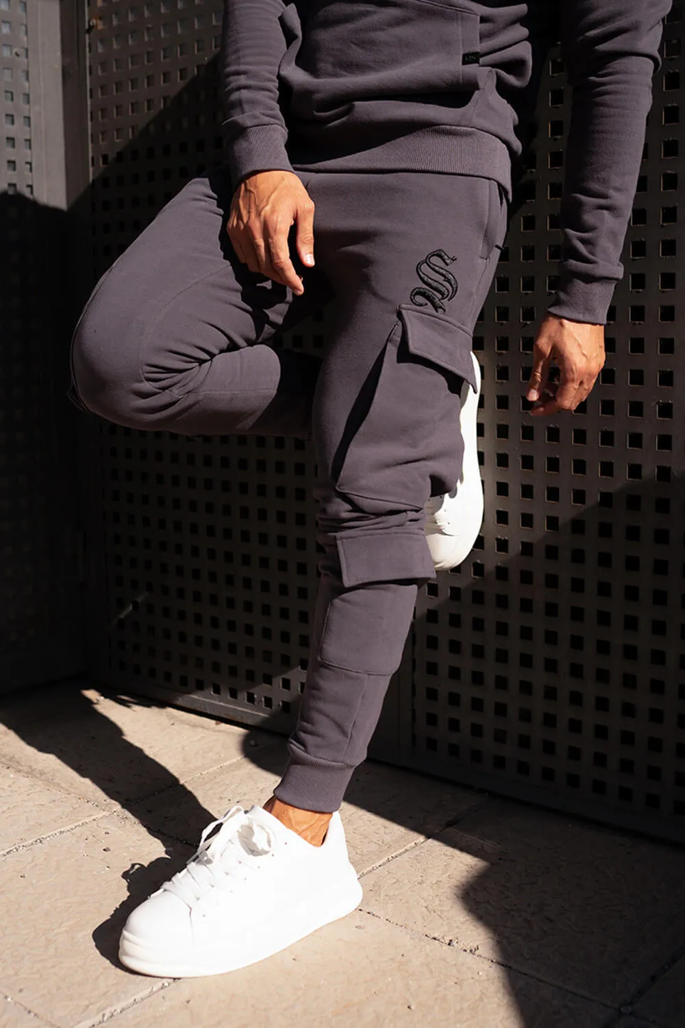 Tech Cargo Joggers - Charcoal