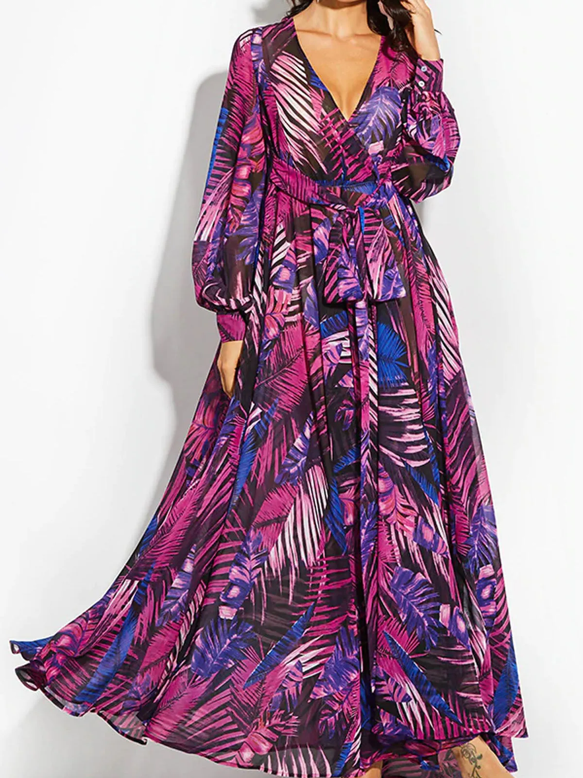 Women's Elegant Boho Maxi Dress