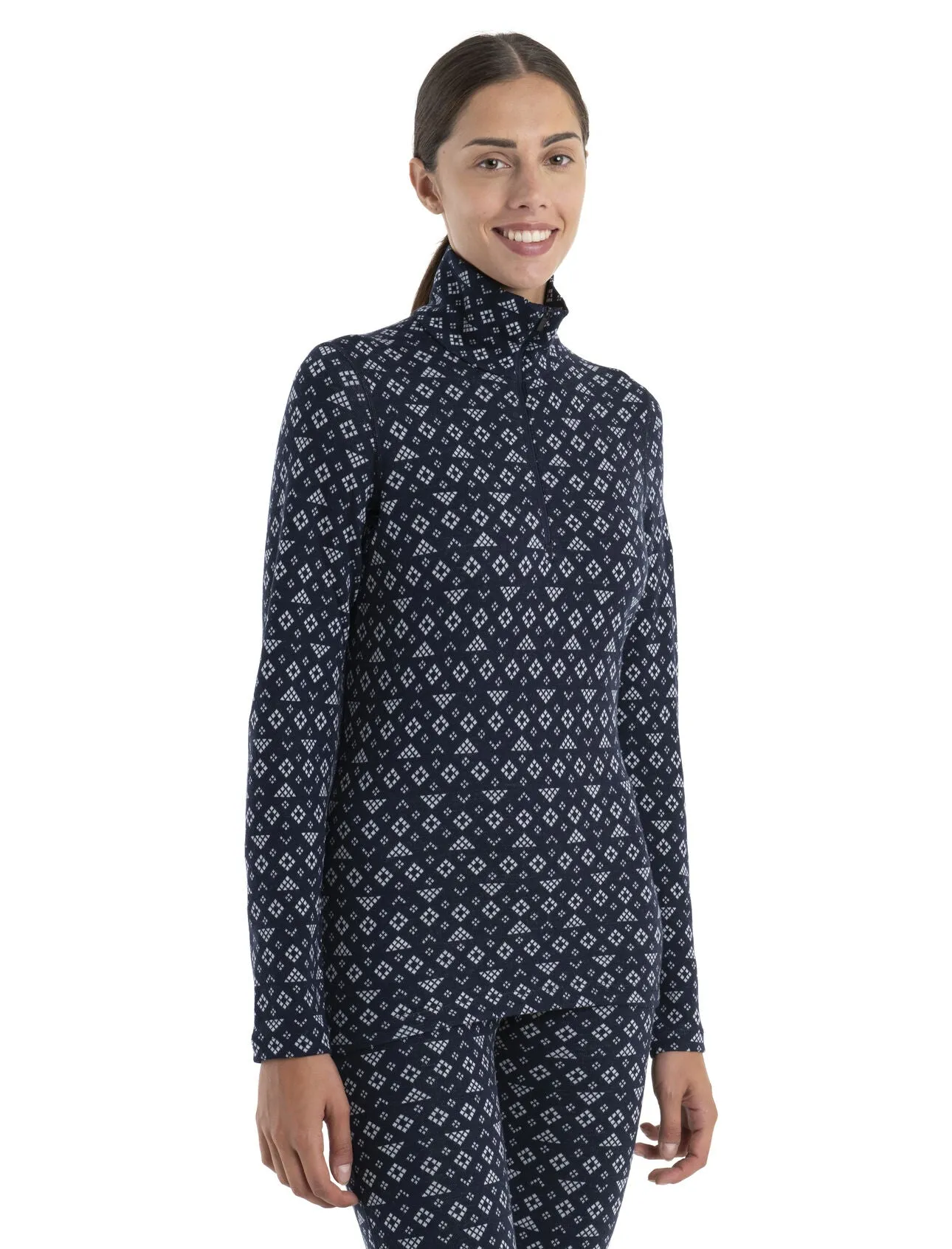 Womens Merino 260 Vertex LS Half Zip Thermal Top First Snow