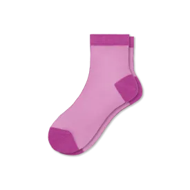 Women's Sheer Quarter Socks